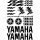 Yamaha YZF R6 matrica szett