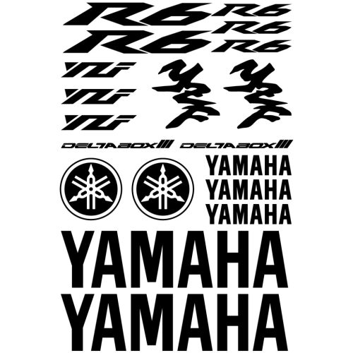Yamaha YZF R6 matrica szett
