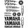 Yamaha TDM Twin 850 matrica szett
