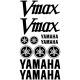 Yamaha VMAX "1" matrica szett