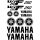 Yamaha WRF 250 matrica szett