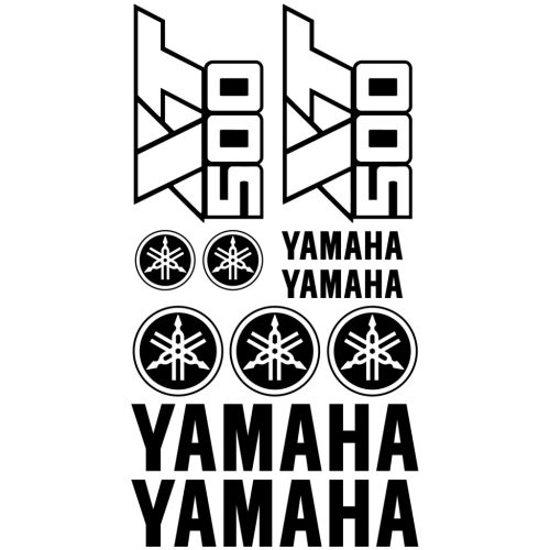 Yamaha XT500 matrica szett