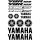 Yamaha YBR125 matrica szett