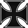 Vaskereszt matrica "2"