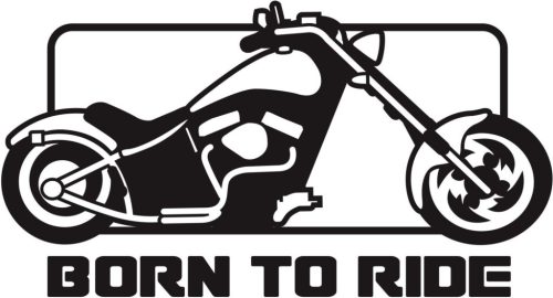 Born to Ride "1" matrica