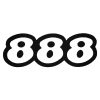 888 szám matrica