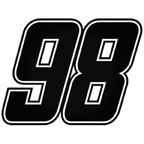 98-as szám matrica
