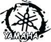 Díszes Yamaha embléma matrica