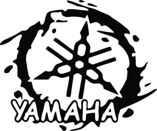 Díszes Yamaha embléma matrica