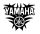 Yamaha logó és felirat matrica