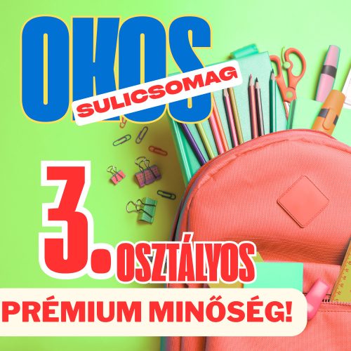 Iskolakezdési tanszercsomag 3. osztály Prémium