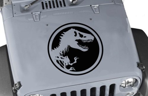 Jurassic Park motorháztető matrica