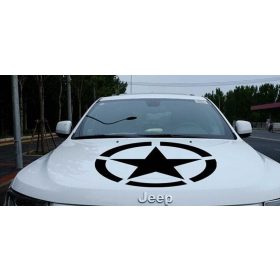 Katonai csillag 1 motorháztető matrica 