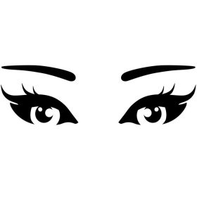 Ijedt szempár tuningmatrica