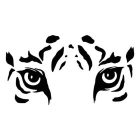 Leopárd szemek autómatrica