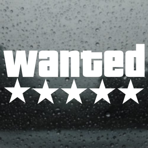 Grand Theft Auto Wanted matrica