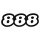 888 tuningszám matrica