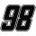 98-as tuningszám matrica