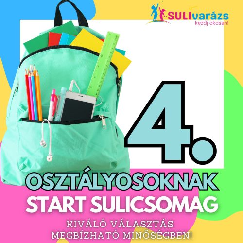 Iskolakezdési tanszercsomag 4. osztály Standard
