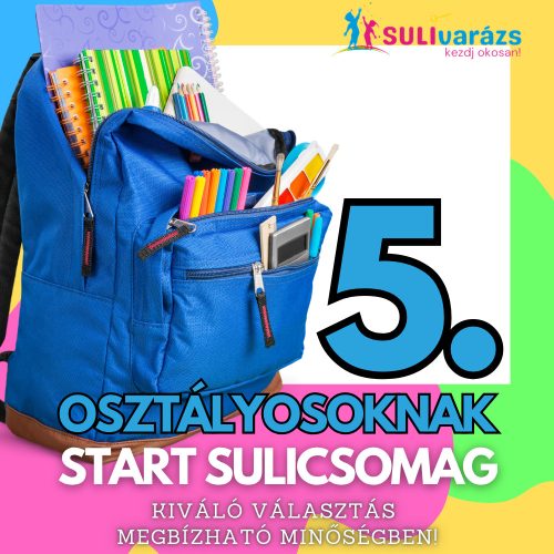 Iskolakezdési tanszercsomag 5. osztály Standard