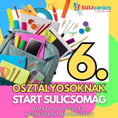 Iskolakezdési tanszercsomag 6. osztály Standard